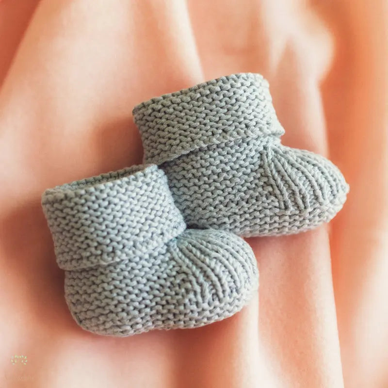 Babysocken-gestrickt-blau