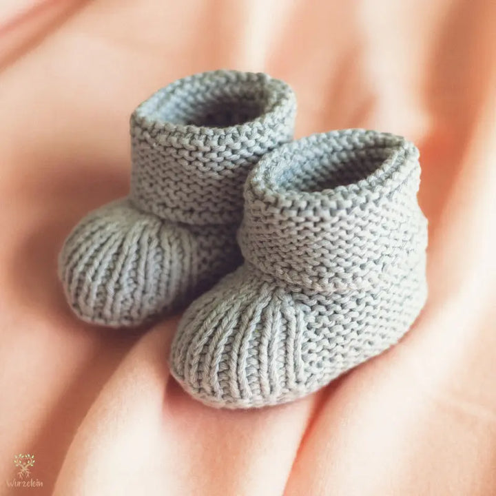 Babysocken-gestrickt-blau