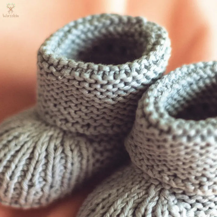 Babysocken-gestrickt-blau