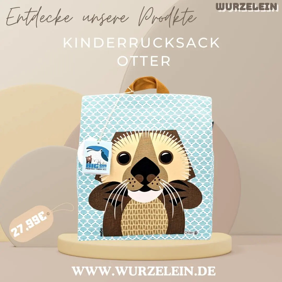 Produktvorstellung - Kinderrucksack Otter - Wurzelein