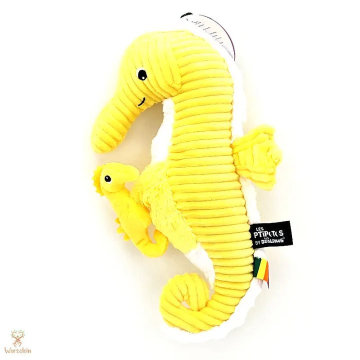 Kuscheltier Seepferdchen mit Baby - Wurzelein