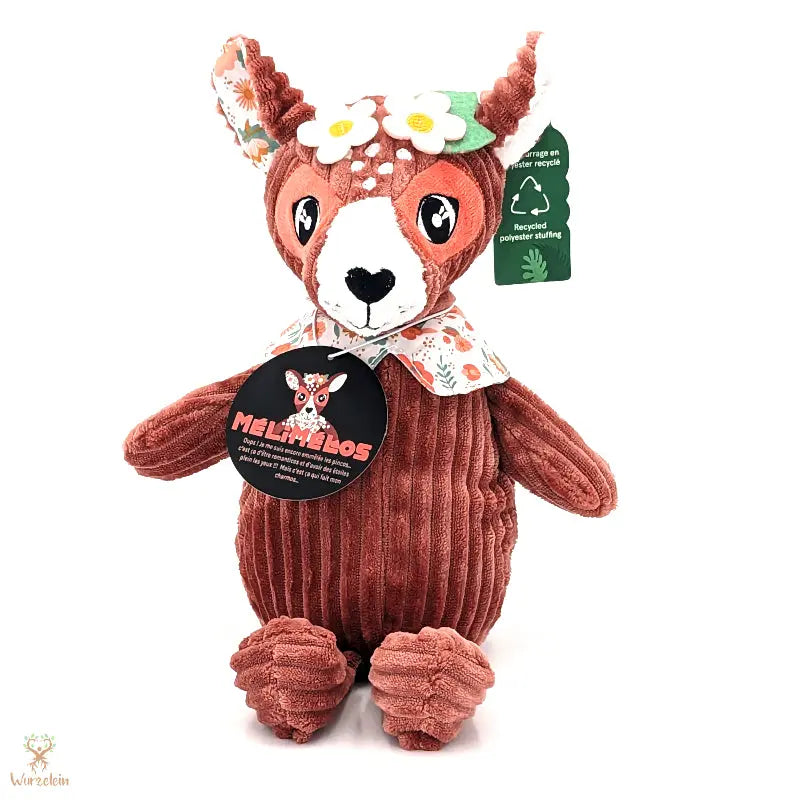 Kuscheltier Melimelos der Hirsch mit Spardose - Wurzelein