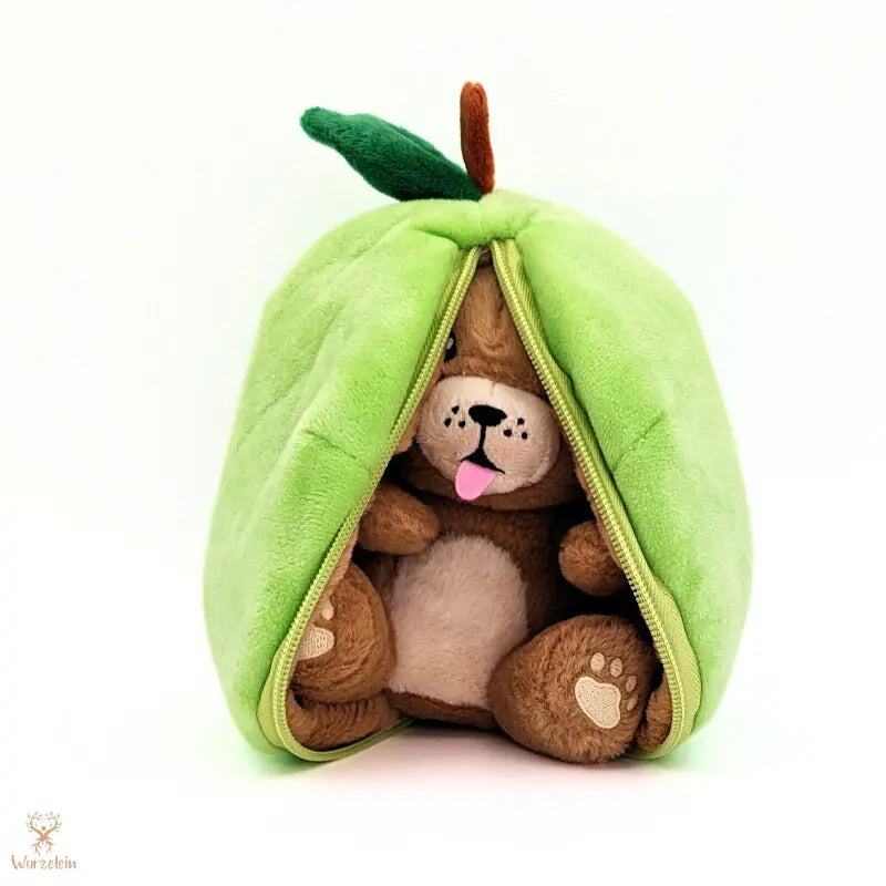 Kuscheltier Hund Apfel - Wurzelein
