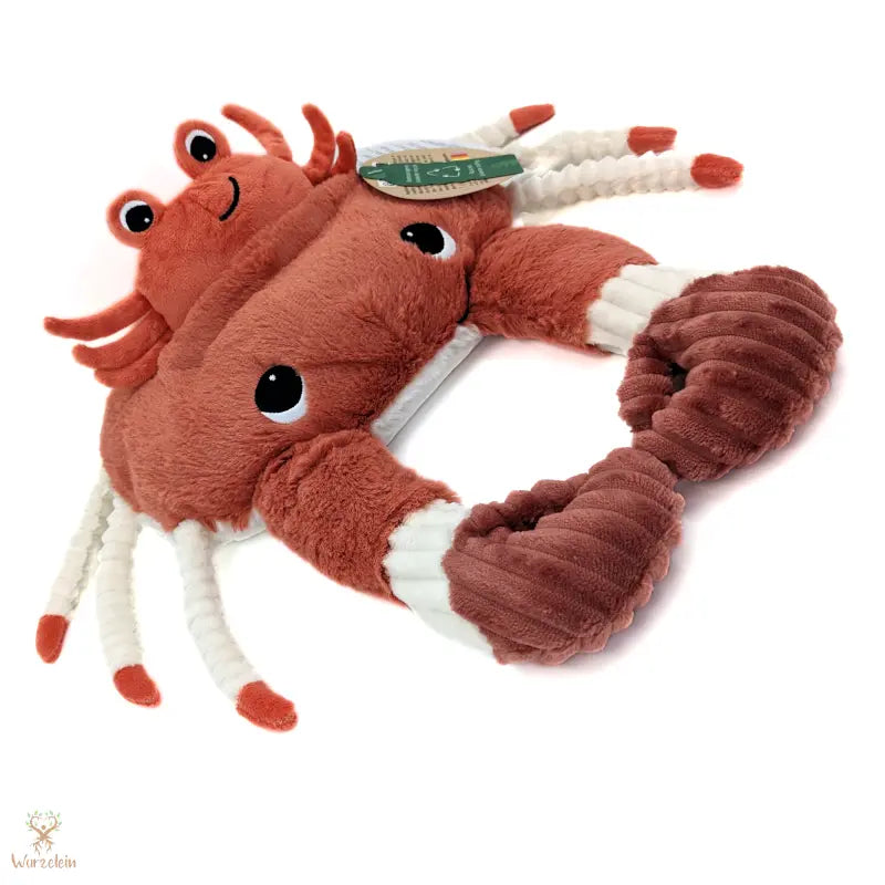 Kuscheltier Krabbe mit Baby - Wurzelein