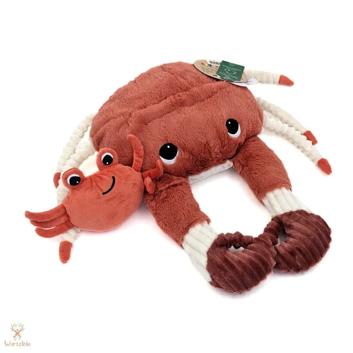 Kuscheltier Krabbe mit Baby - Wurzelein