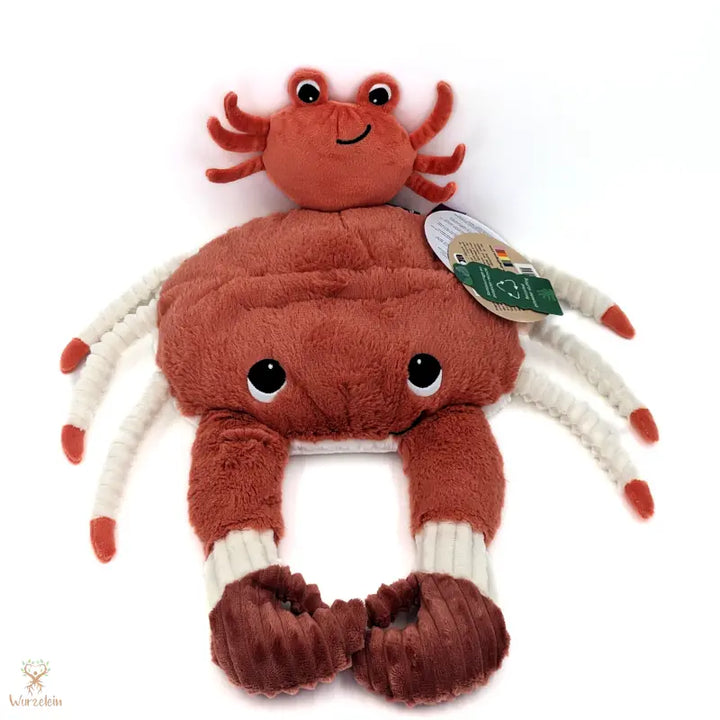 Kuscheltier Krabbe mit Baby - Wurzelein