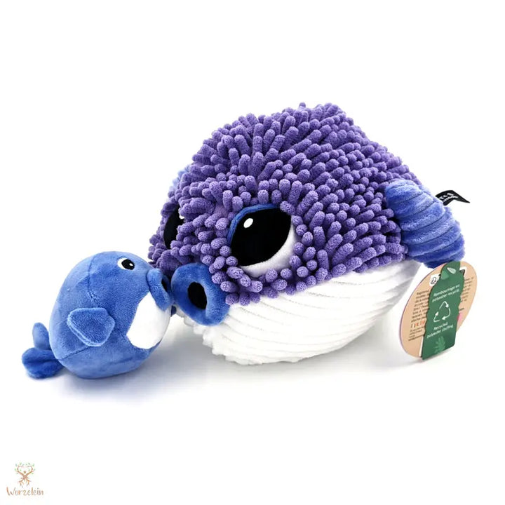 Kuscheltier Kugelfisch mit Baby - Wurzelein