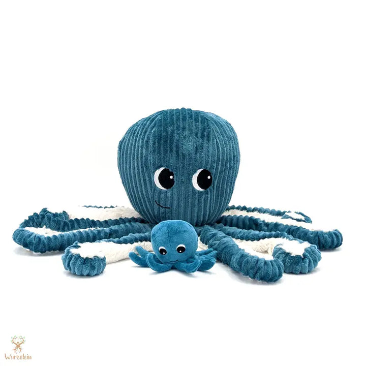 Kuscheltier Oktopus mit Baby - Wurzelein
