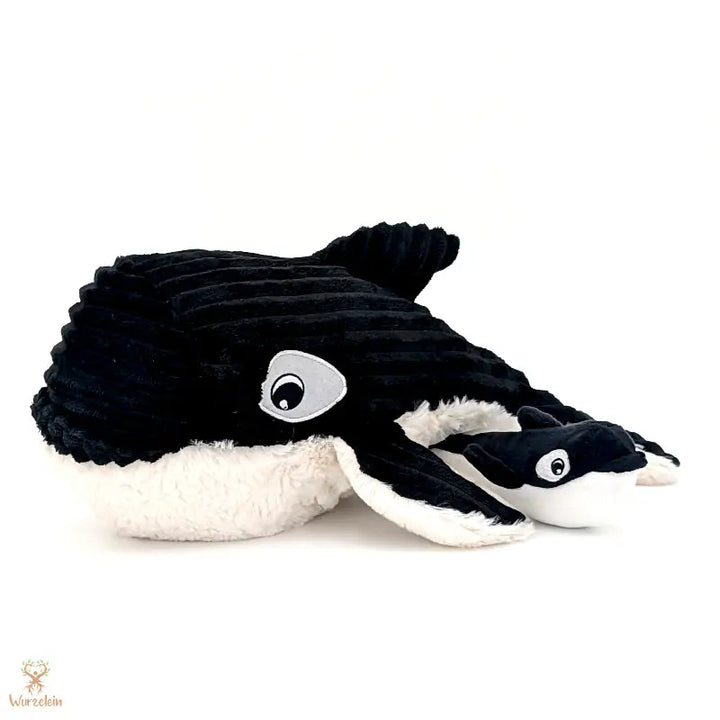 Kuscheltier Orca mit Baby - Wurzelein