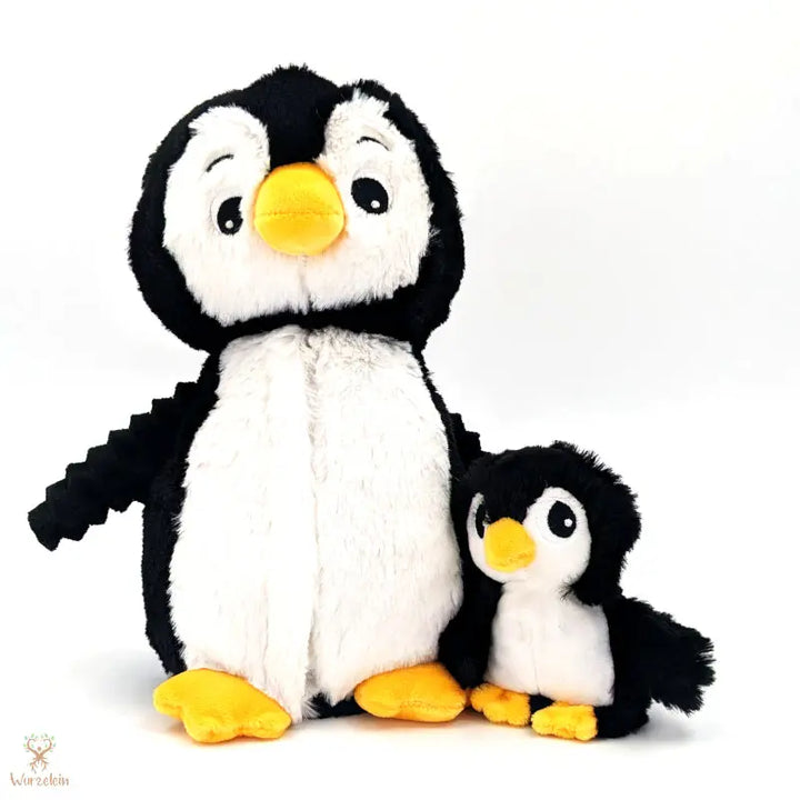 Kuscheltier Pinguin mit Baby - Wurzelein