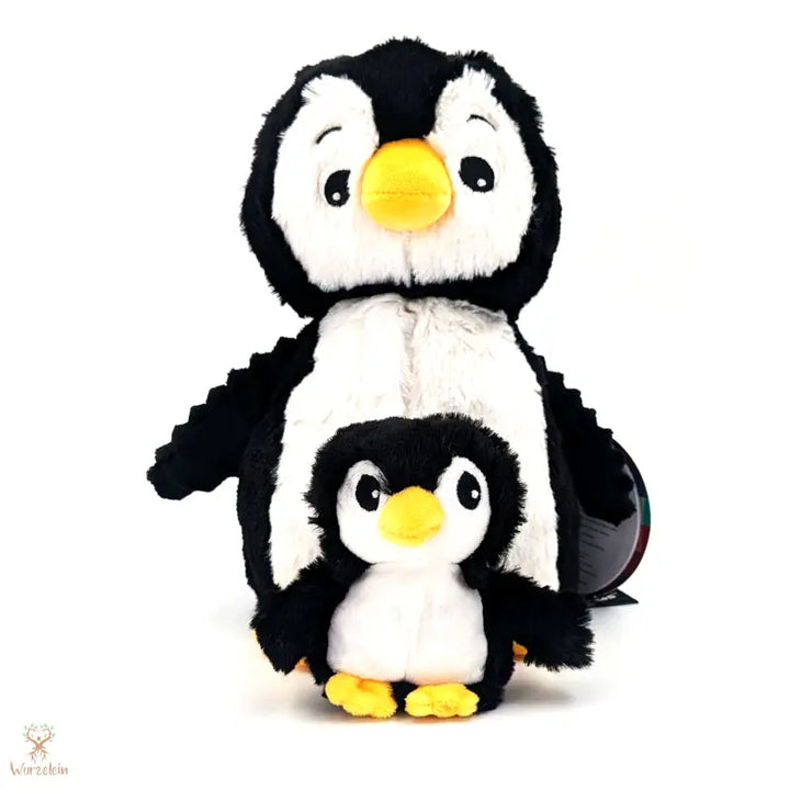 Kuscheltier Pinguin mit Baby - Wurzelein