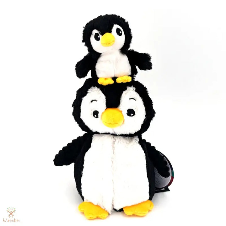Kuscheltier Pinguin mit Baby - Wurzelein