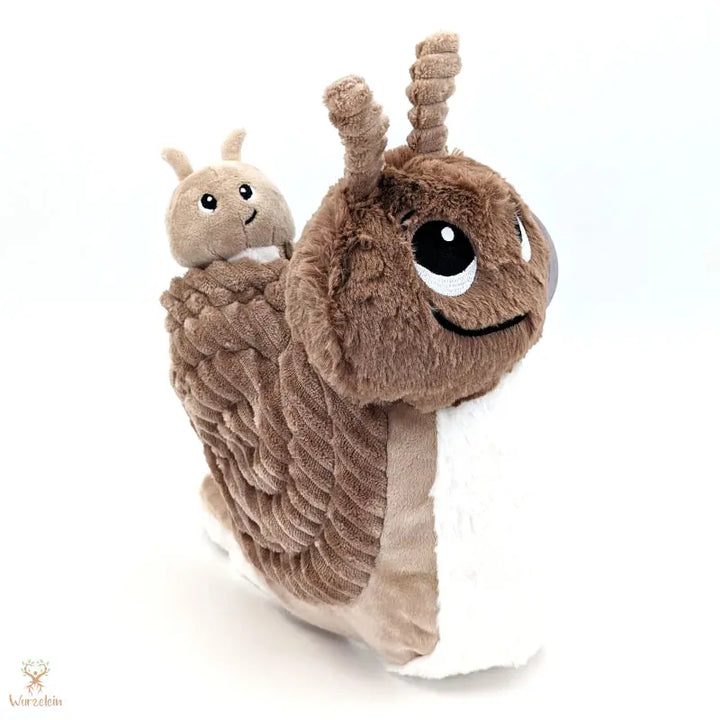 Kuscheltier Schnecke mit Baby - Wurzelein