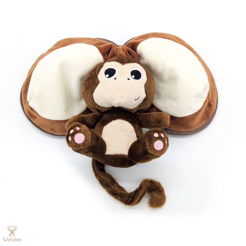Kuscheltier Affe & Kokosnuss Les Déglingos