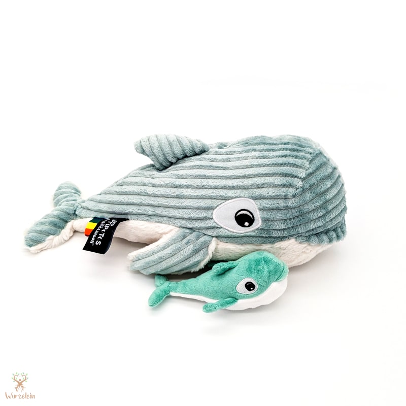 Kuscheltier Orca mit Baby Les Déglingos