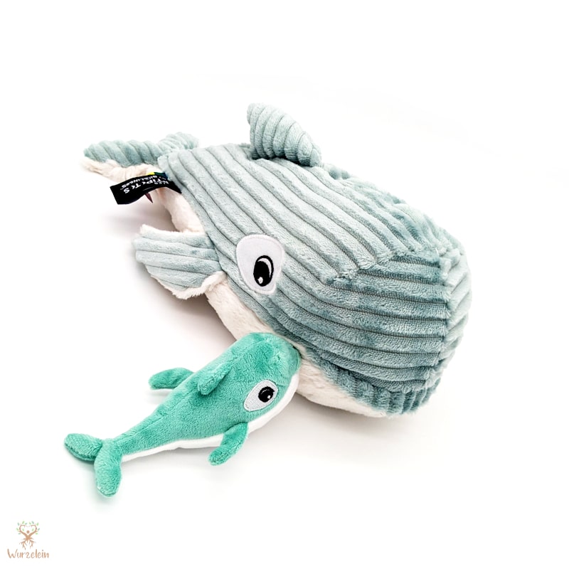 Kuscheltier Orca mit Baby Les Déglingos