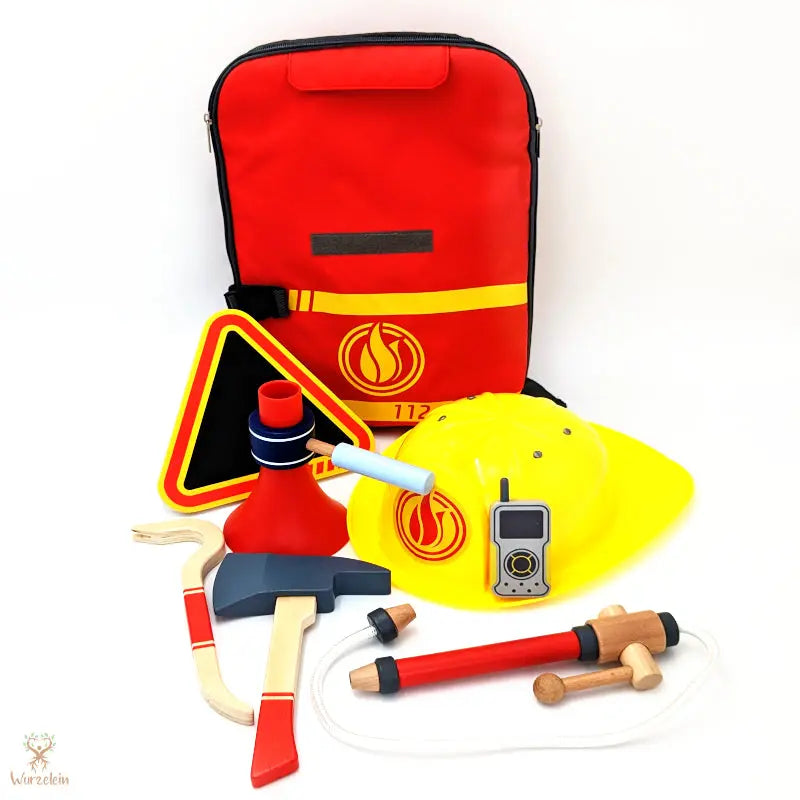 Rollenspielzeug Feuerwehrrucksack - Wurzelein