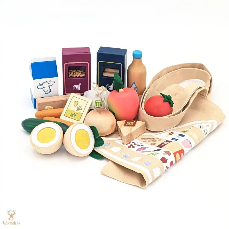 Rollenspielzeug Lebensmittel-Set vegetarisch „Fresh“ - Wurzelein